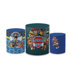 Trio Capas de Cilindros Sublimados Decorativo Tema... - Loja | Bibi Painéis