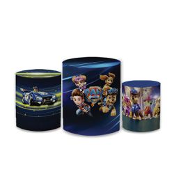 Trio Capas de Cilindros Sublimados Decorativo Tema... - Loja | Bibi Painéis