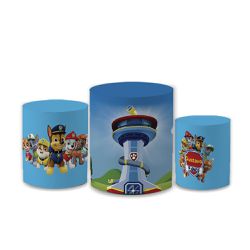 Trio Capas de Cilindros Sublimados Decorativo Tema... - Loja | Bibi Painéis