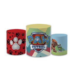 Trio Capas de Cilindros Sublimados Decorativo Tema... - Loja | Bibi Painéis