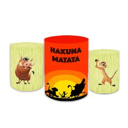 Trio Capas de Cilindros Sublimados Decorativo Tema... - Loja | Bibi Painéis