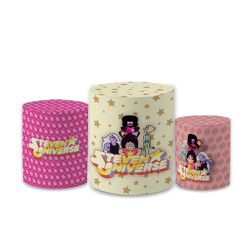 Trio Capas de Cilindros Sublimados Decorativo Tema... - Loja | Bibi Painéis