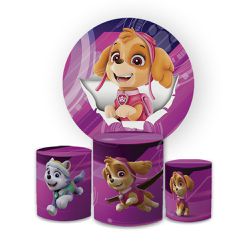 Kit Capa Painel Redondo + Trio Cilindros Decoração... - Loja | Bibi Painéis