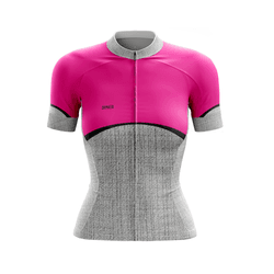 Camisa Ciclismo Damatta Retro Feminina Pink - 4100... - Bicicleta Total