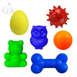 Kit Brinquedos Porte Pequeno Bichinhos Osso Bolas ... - BIG BULL PET