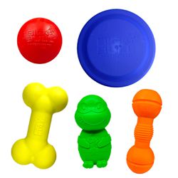 Kit Brinquedos Porte Grande Bola Frisbee Halter Os... - BIG BULL PET