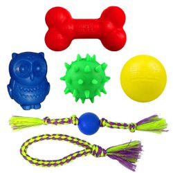 Kit com Dental Bone Coruja Bolinhas Osso - Big Bul... - BIG BULL PET