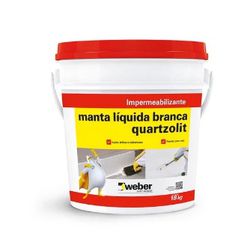 MANTA LIQUIDA BRANCA 18KG QUARTZOLIT - Marjo Material de Construção