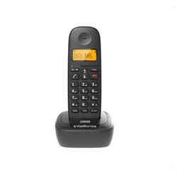 TELEFONE SEM FIO PRETO TS2510 INTELBRAS - Marjo Material de Construção