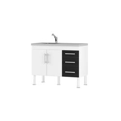 BALCAO COZINHA FLEX 94CM BRANCO - Marjo Material de Construção