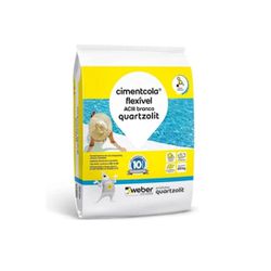 ARGAMASSA CIMENTCOLA AC3 BRANCA 20KG QUARTZOLIT - Marjo Material de Construção