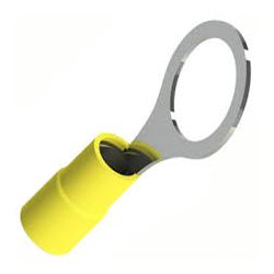 Terminal Argola 25MM Furo 8MM Amarelo - Bignotto Ferramentas