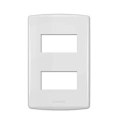 Placa 4x2 2 Módulo Distanciados Branco Siena 6406 ... - Bignotto Ferramentas