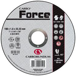 Disco de Corte Carbo Force 180 x 1,6 x 22,23 MM - Bignotto Ferramentas