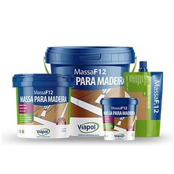 VIAPOL MASSA P/ MADEIRA MOGNO 400 GR MF-12 V021069 - Bignotto Ferramentas