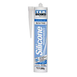 Silicone Neutro Incolor Tekbond 280G - Bignotto Ferramentas