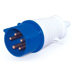 Plug Lukma 3P+T+N 32A 220-240V 9H Azul - Bignotto Ferramentas