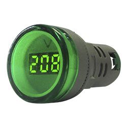 Voltímetro Digital LK-KN52 Verde 22MM Lukma 19004 - Bignotto Ferramentas