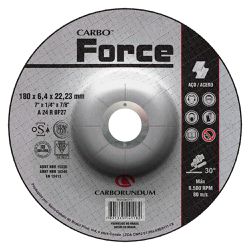 Disco de Desbaste Carbo Force 180 x 6,4 x 22,23 MM - Bignotto Ferramentas