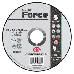 Disco de Corte Carbo Force 180 x 3,0 x 22,23 MM - Bignotto Ferramentas