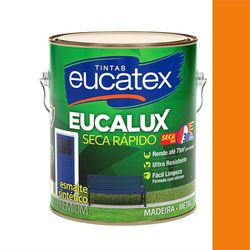 Tinta Eucalux Esm Bri Sec Rap Laranja 900 ml Eucat... - Bignotto Ferramentas