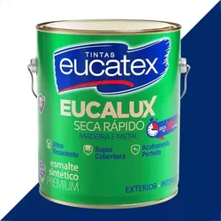 Tinta Eucalux Esm Bri Sec Rap Azul Del Rey 3,6 Ltr... - Bignotto Ferramentas