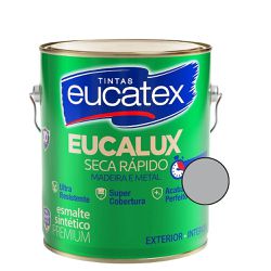 Tinta Eucalux Esm Bri Sec Rap Platina 3,6 Ltr Euca... - Bignotto Ferramentas