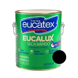 Eucatex Tinta Eucalux Esm Fosco Sec Rap Preto 900 ... - Bignotto Ferramentas