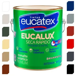 Tinta Eucalux Esm Bri Sec Rap Marrom 3,6 Ltr Eucat... - Bignotto Ferramentas