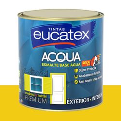 Tinta Acqua Esm Amarelo Ouro Brilhante 900 Ml Euca... - Bignotto Ferramentas