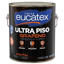 Tinta Ultra Piso Grafeno Branco 900 ml Eucatex - Bignotto Ferramentas