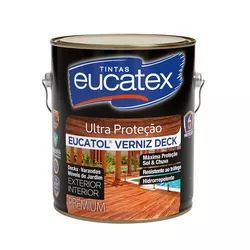 Verniz Deck Ultra Proteção 3,6 Ltr Eucatex - Bignotto Ferramentas