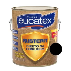 Tinta Rusterit Direto Na Pintura Preto 3,6 Ltr Euc... - Bignotto Ferramentas