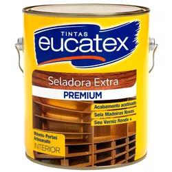 Seladora Extra Premium P/ Madeira 3,6l Eucatex - Bignotto Ferramentas