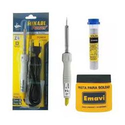 Kit Ferro Solda Plus SC40 34W 220V Hikari + Estanh... - Bignotto Ferramentas