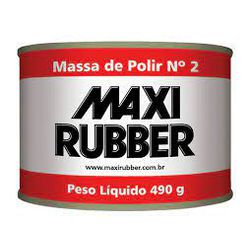 Massa De Polir 490g NR-2 Maxi Rubber - Bignotto Ferramentas