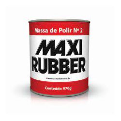 Massa De Polir 970g Nr-2 Maxi Rubber - Bignotto Ferramentas