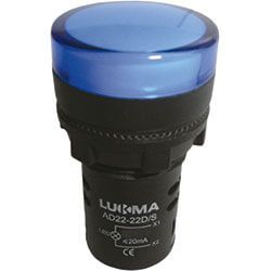 Sinaleiro LK16-22 Azul 24VCA Lukma 16008 - Bignotto Ferramentas