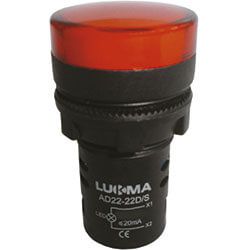 Sinaleiro Lk16-22 Vermelho 220V Lukma 16018 - Bignotto Ferramentas