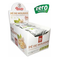 Pé de Moleque ZERO adição de Açúcar caixa com 20 ... - Binuto Alimentos