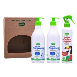 Kit Queridinhos Bioclub® - Limpa Mamadeiras, Fruti... - BIOCLUB