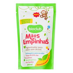 Refil Higienizador De Mãos Sem Álcool - Mãos Limpi... - BIOCLUB