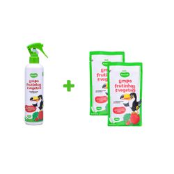 Combinho Limpa Frutinhas e Vegetais - BIOCLUB