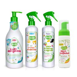 Kit Tudo Limpinho Desinfetante e Higienizador - BIOCLUB