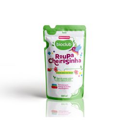 Sachê Roupa Cheirosinha Cheirinho de Bebê Bioclub 500ml