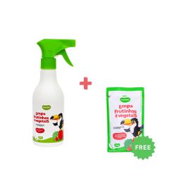 Higienizador De Frutas e Vegetais Orgânico - Limpa... - BIOCLUB