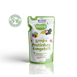 Sachê Limpa Frutinhas e Vegetais Bioclub 300ml