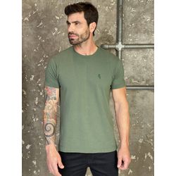 Camiseta Masculina Básica Bordada - 007.01.00007 /... - BIOTWO