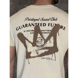 Camiseta Masculina Off-White “Privileged Social Cl... - BIOTWO