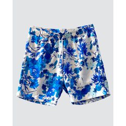 SHORTS CONFORT FLORAL AZUL - 88252.144 - BIOTWO